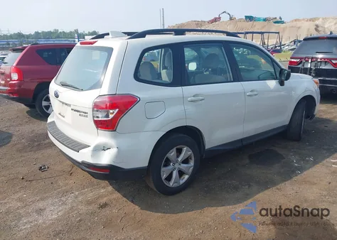 2016 Subaru Forester 2.5I z USA, uszkodzony, nr VIN JF2SJABC2GH436851